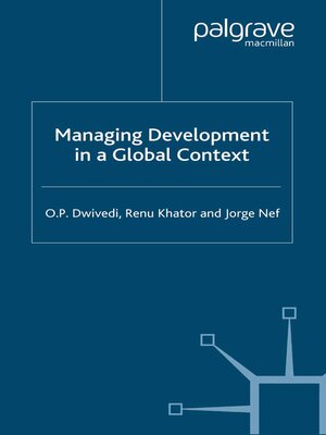 cover image of Managing Development in a Global Context